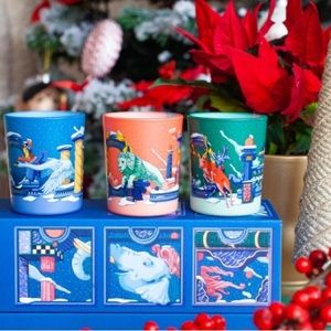 Diptyque Limited Edition Holiday Candle Set, 70g x 3, New and Sealed.